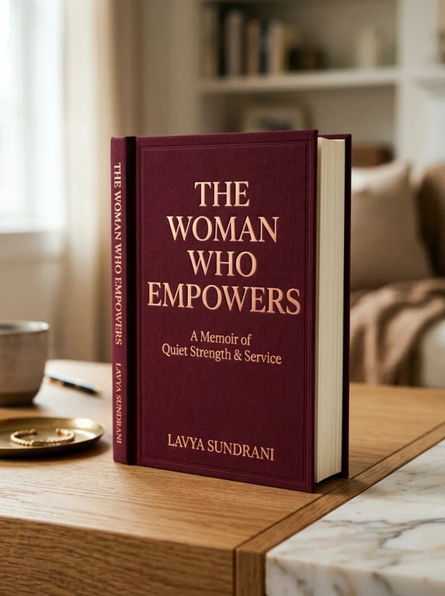 The Woman Who Empowers — 3D Hardcover Book Preview by Lavya Sundrani